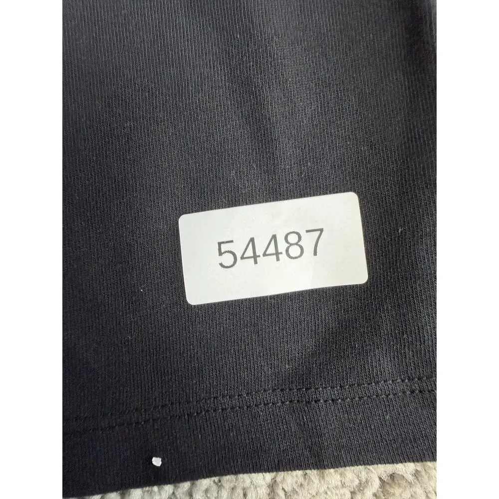 Champion Shirt Mens L Black Script Logo Graphic Crew Neck Cotton Jersey - Picture 9 of 9